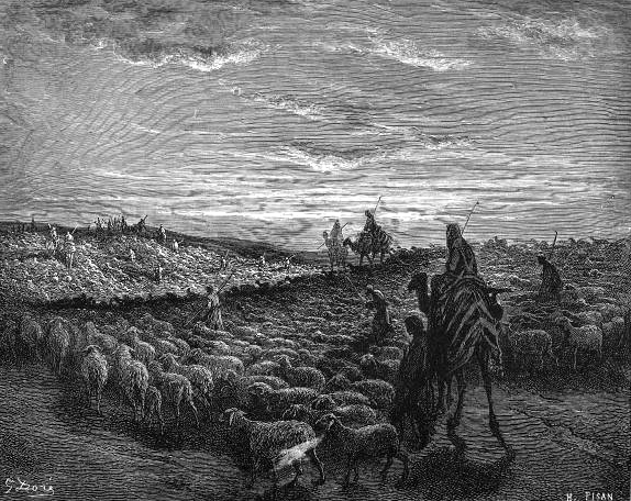 Gustav Dore: Abraham Journeying into the Land of Canaan